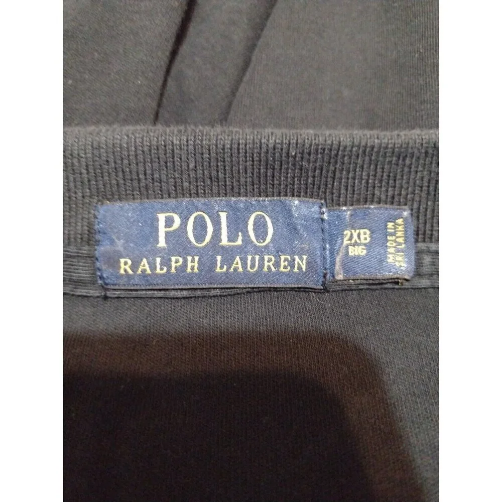 Polo Ralph Lauren Polo Shirt 2XB 2XL XXL 2X Big Black Red Pony Rugby Outdoors